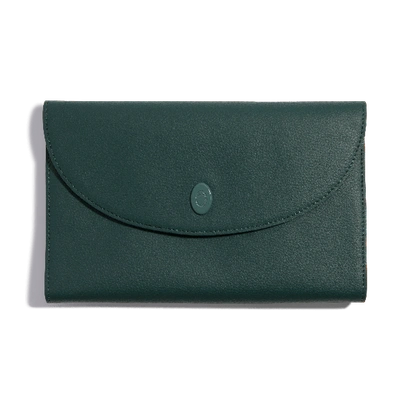 Aurate New York Jewelry Travel Pouch In Green