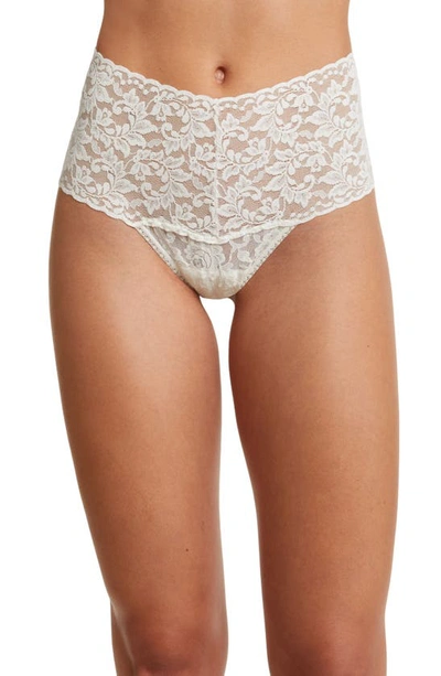 Hanky Panky Retro Lace Thong In White