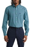 Brooks Brothers Gingham Check Button-down Shirt In Ginggreen