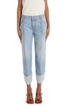 Bottega Veneta Curved Bleached Jeans In 4946 Light Bleach