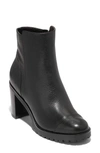 Cole Haan Addie Womens Leather Ankle Booties In Black