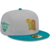 NEW ERA NEW ERA GRAY/TEAL DETROIT TIGERS  59FIFTY FITTED HAT