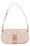 VERSACE MINI GRECA GODDESS QUILTED LEATHER SHOULDER BAG