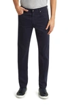 AG EVERETT SUEDED STRETCH SATEEN STRAIGHT FIT PANTS