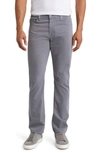 AG EVERETT SUEDED STRETCH SATEEN STRAIGHT FIT PANTS