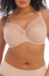 Elomi Full Figure Morgan Underwire Bra El4111, Online Only In Sahara