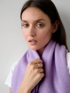 White + Warren Cashmere Travel Wrap In Purple Haze In Purple Haze
