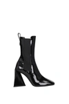 Attico Devon Patent Leather Chelsea Boots