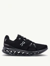 On Running Lace-up Sneakers In Black