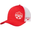 NIKE NIKE RED CANADA SOCCER CLASSIC99 TRUCKER SNAPBACK HAT