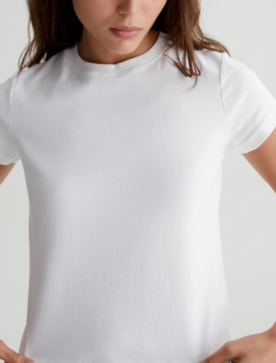 Ag Didion Ballet Neck Tee In Ex-white