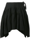 JW ANDERSON JW ANDERSON CURVED PLEATED SKIRT - BLACK,SK17WR1710899912111918