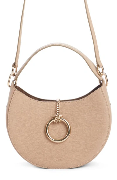 Chloé Arlene Double Wear Bag In Nomad Beige