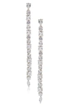 CZ BY KENNETH JAY LANE CZ DUSTER DROP EARRINGS