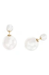 Gabi Rielle Bella Baby Pearl Back Studs Gce097gpwzpe In Gold