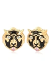 GABI RIELLE ROSY ROAR STUD EARRINGS