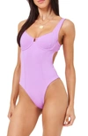 L*SPACE KENDAL UNDERWIRE ONE-PIECE SWIMSUIT