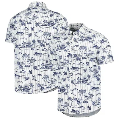Reyn Spooner White New York Yankees Kekai Button-down Shirt