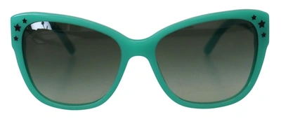 Dolce & Gabbana Green Stars Acetate Square Shades Dg4124  Sunglasses