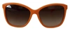 DOLCE & GABBANA DOLCE & GABBANA ORANGE ACETATE FRAME ROUND SHADES DG4170PM WOMEN'S SUNGLASSES