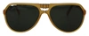 Dolce & Gabbana Yellow Acetate Black Lens Aviator Dg4196 Sunglasses In Yellow