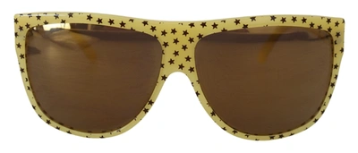 Dolce & Gabbana Yellow Stars Acetate Square Shades Dg4125 Sunglasses