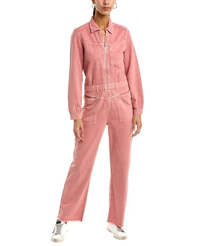 Ba&sh Ba & Sh Dova Linen-blend Jumpsuit In Pink