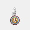 COACH OUTLET RIDE WITH PRIDE BAG CHARM IN RAINBOW SIGNATURE CANVAS