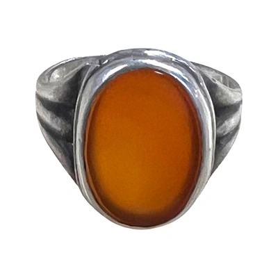 Marketplace 50s Carnelian Sterling Silver Ring