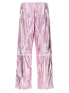 TOM FORD LAMINATED TRACK PANTS PURPLE