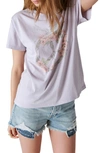 LUCKY BRAND PEACEFUL DOVE OVERSIZED T-SHIRT