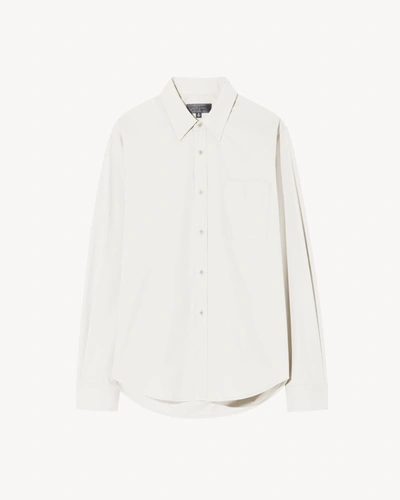 Nili Lotan Finn Shirt In Ivory