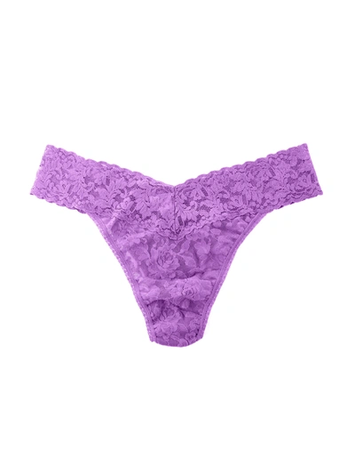 Hanky Panky Signature Lace Original Rise Thong Candied Violet Purple Sale