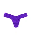 Hanky Panky Signature Lace Original Rise Thong In Purple