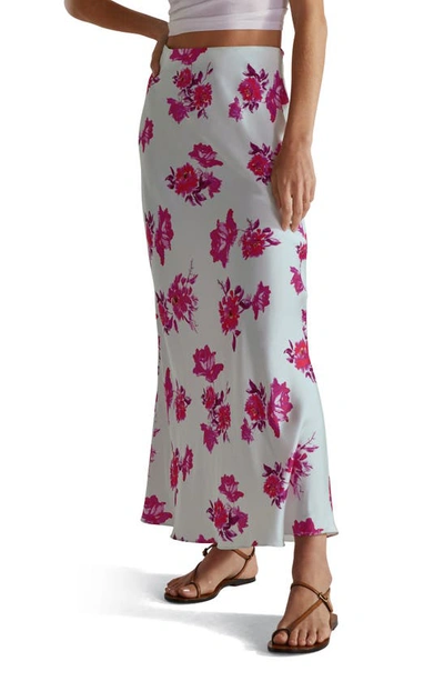 Favorite Daughter Gwen Slip Skirt In Fuschia