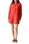 MICHAEL STARS ELEANOR LINEN SHIRTDRESS