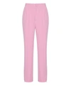 Lapointe Zip-hem Straight-leg Tailored Crepe Track Pants In Blossom