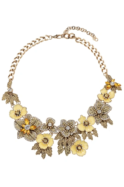 Eye Candy La Amata Statement Necklace - Yellow