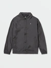 VOLCOM Kentwood Coach Jacket - Asphalt Black