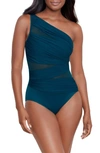 MIRACLESUIT JENA ONE-SHOULDER ONE-PIECE SWIMSUIT