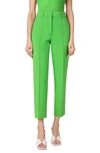 AKRIS PUNTO FERRY PINTUCK SIGNATURE JERSEY TROUSERS