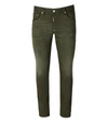 Dsquared2 Paint Splatter Skinny Jeans In Green
