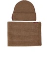 DSQUARED2 DSQUARED2  WARMY CAMEL BEANIE+SCARF SET