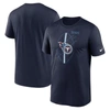 NIKE NIKE  NAVY TENNESSEE TITANS LEGEND ICON PERFORMANCE T-SHIRT