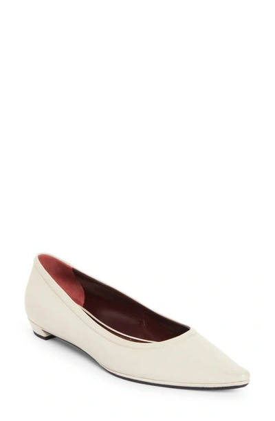 THE ROW CLAUDETTE POINTED TOE BALLET FLAT