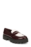 Franco Sarto Balin Platform Loafer In Cordovan