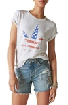 LUCKY BRAND FLAG LEAF GRAPHIC T-SHIRT