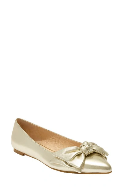 Jack Rogers Debra Ballet Flat In Gold