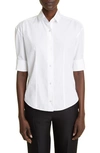 THE ROW THE ROW CARPAZI COTTON POPLIN BUTTON-UP SHIRT