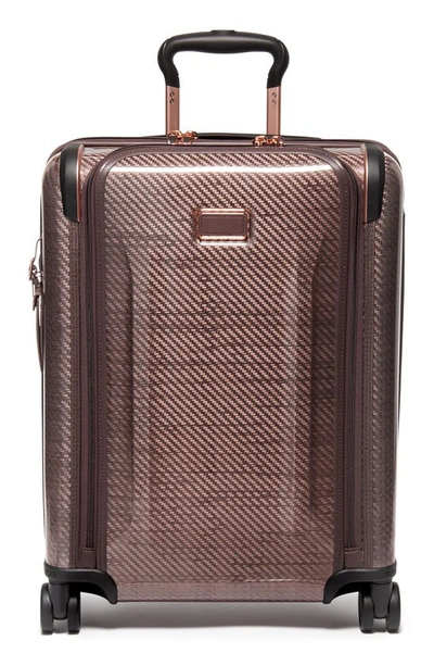 Tumi Tegra Lite Front Pocket Expandable Spinner Suitcase In Blush